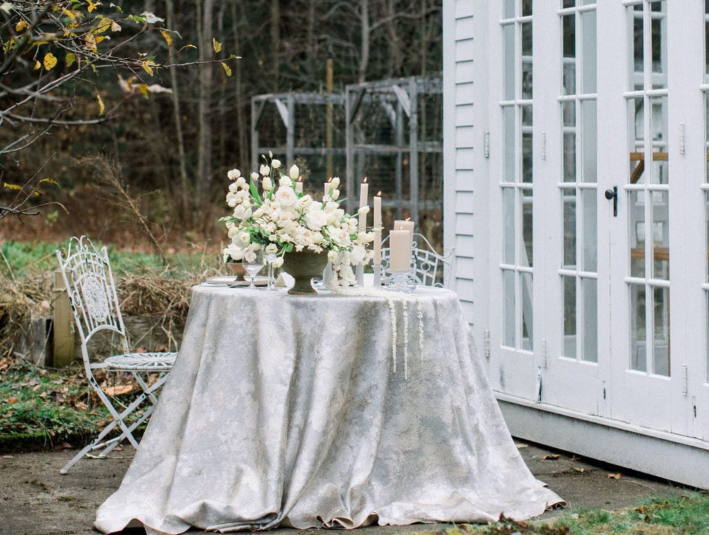 White-Table-Setting-White-Table-Greenhouse-Wedding